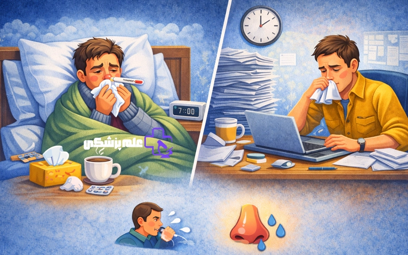 استراحت ناکافی و ادامه فعالیت در دوران بیماری