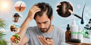 ریزش مو در تابستان