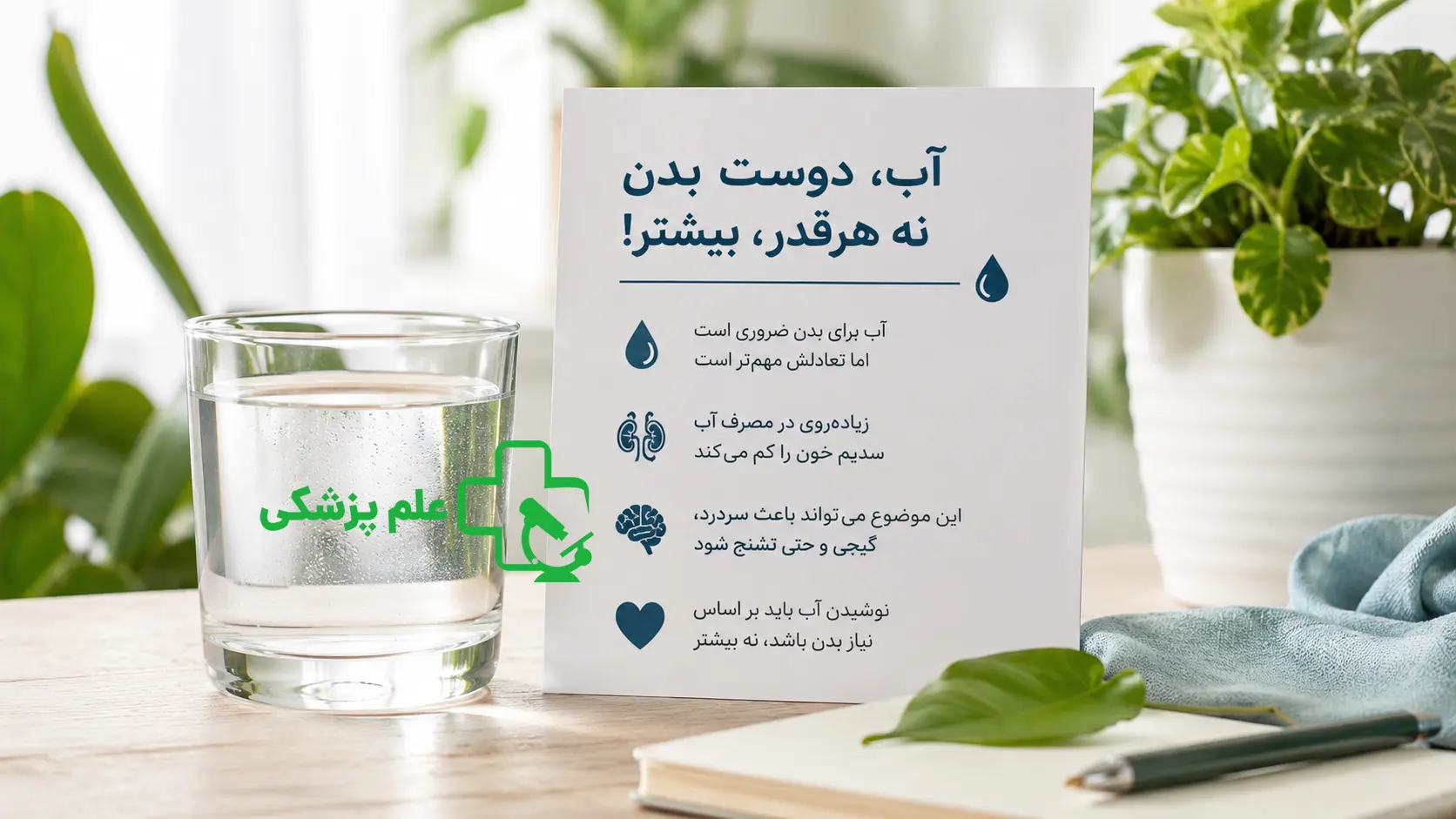 خطرناک بودن نوشیدن آب زیاد