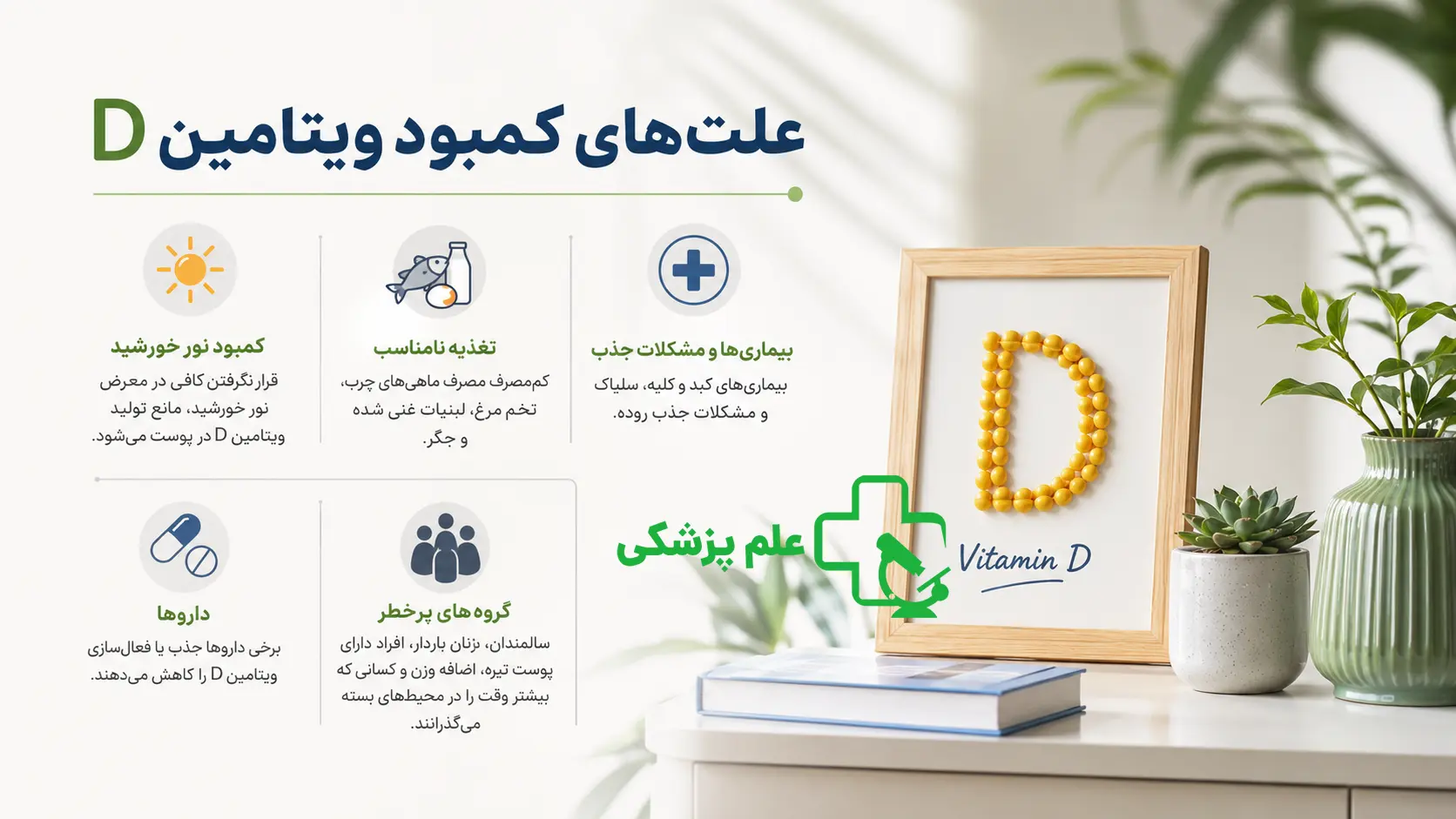 علائم ویتامین D